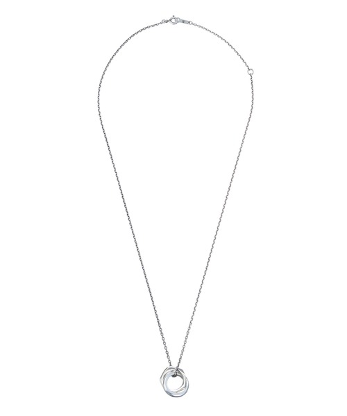 m*o様 LION HEART ラージフラグメントダブルリングネックレス/シルバ m*o様 LION HEART ラージフラグメントダブルリングネックレス/シルバ
