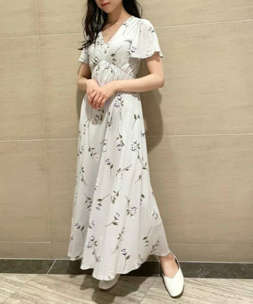 gelato pique（ジェラートピケ） 半袖ワンピース FREE ブルー