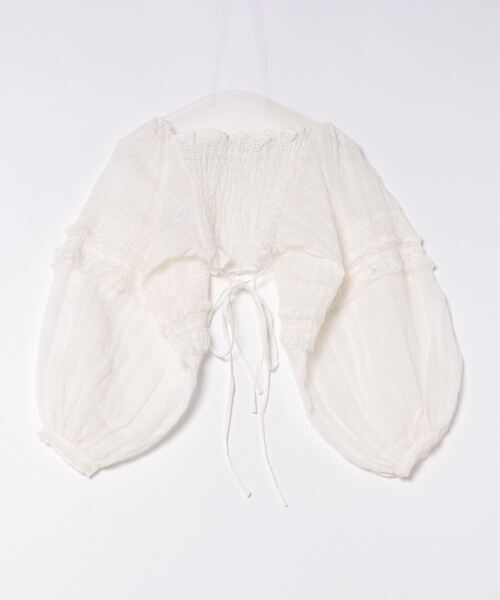 「ORIENT MILLINERY」 ボレロ FREE ホワイト レディース_画像2