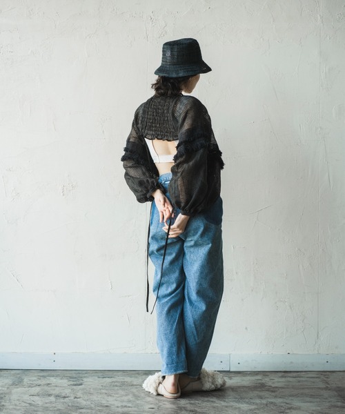 「ORIENT MILLINERY」 ボレロ FREE ホワイト レディース_画像7