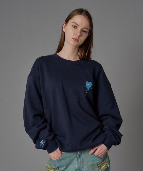 ONCILY（オンシェリー） トレーナー スウェット 「 UMBRO 」HEART LOGO