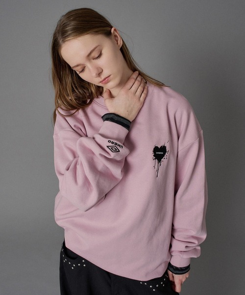 ONCILY（オンシェリー） トレーナー スウェット 「 UMBRO 」HEART LOGO