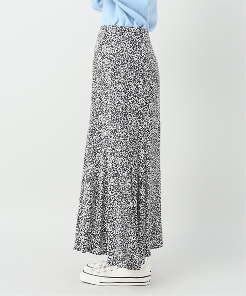 「La TOTALITE」 フレアスカート 38 ネイビー レディース_画像7