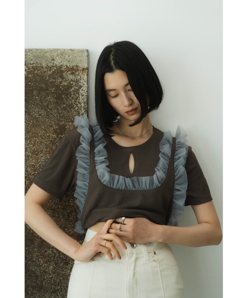「Knuth Marf」 半袖カットソー FREE ブラック レディースの画像