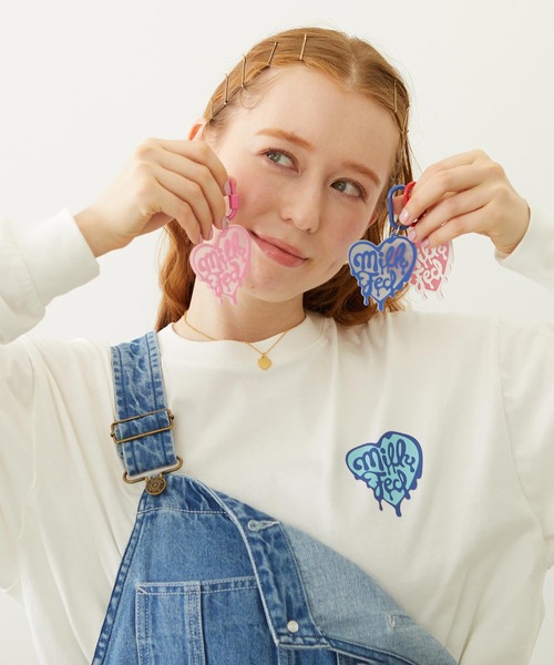 MILKFED.（ミルクフェド） キーホルダー MELTY HEART CARABINER