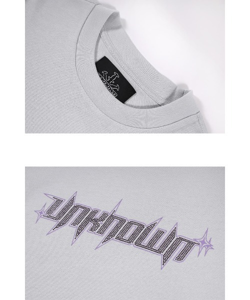「UNKNOWN LONDON」 半袖Tシャツ M ネイビー メンズ_画像2