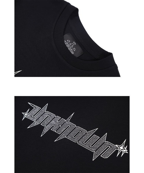 「UNKNOWN LONDON」 半袖Tシャツ M ネイビー メンズ_画像5