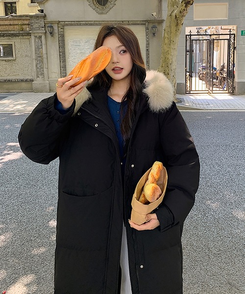 Doula Doula（ドゥーラドゥーラ） コート アウター ファーフード付き