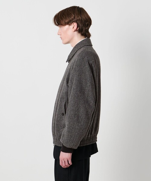 ジャケット・アウター TheCLASIKBomberJacketDormeuilTonik Wool- DISTRICT（ROSSIGNOL） ブルゾン アウター 「District」ヘリンボーン