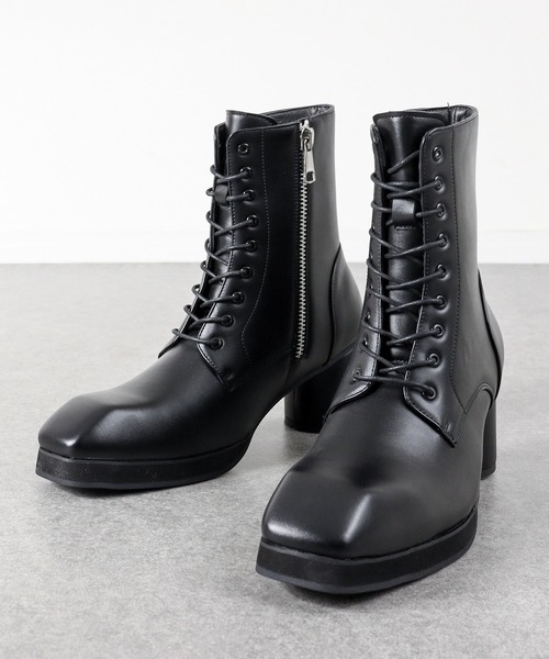 「LOVEHUNTER」 ブーツ 43 ブラック メンズ_画像9