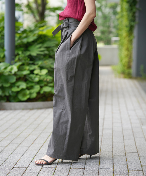 「IENA LA BOUCLE」 パンツ 38 チャコールグレー レディース_画像5