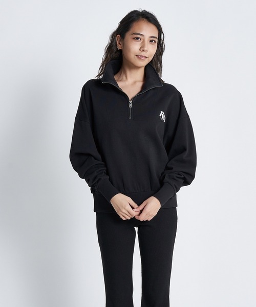 「ROXY」 スウェットカットソー MEDIUM グレー レディース_画像3