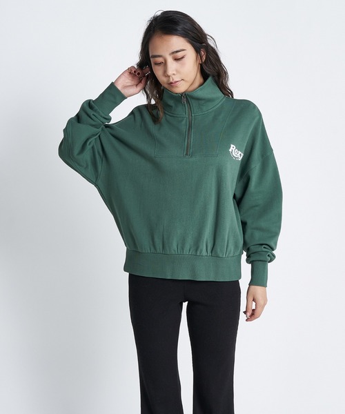 「ROXY」 スウェットカットソー MEDIUM グレー レディース_画像7