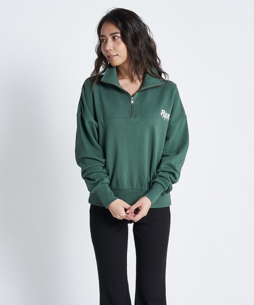 「ROXY」 スウェットカットソー MEDIUM グレー レディース_画像9