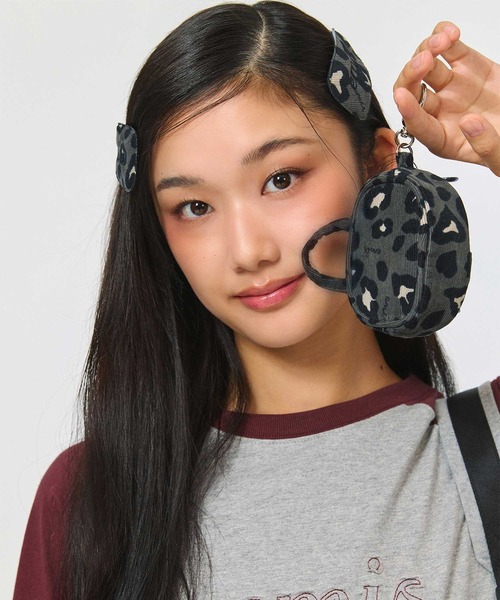emis ヘアピン CORDUROY EMIS LEOPARD HAIRPIN : ZOZOTOWN Yahoo!店