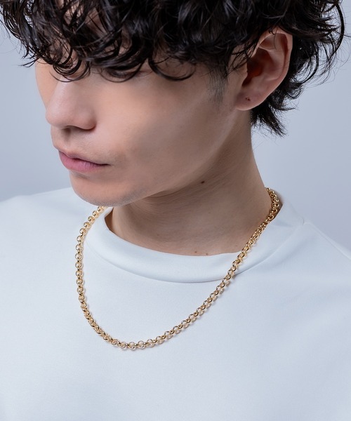 NULL ネックレス 「nl」50cm ゴールド ネックレス メンズ レディース