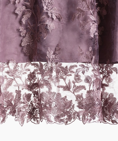 「DRESS PLUS」 7分袖ワンピース S ブラック レディース_画像9