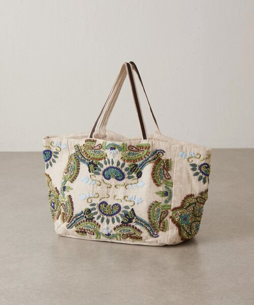 BEARDSLEY（ビアズリー） トートバッグ 「IMAYIN」ビーズ刺繍トート