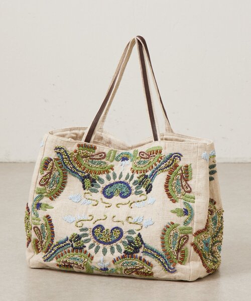 BEARDSLEY（ビアズリー） トートバッグ 「IMAYIN」ビーズ刺繍トート