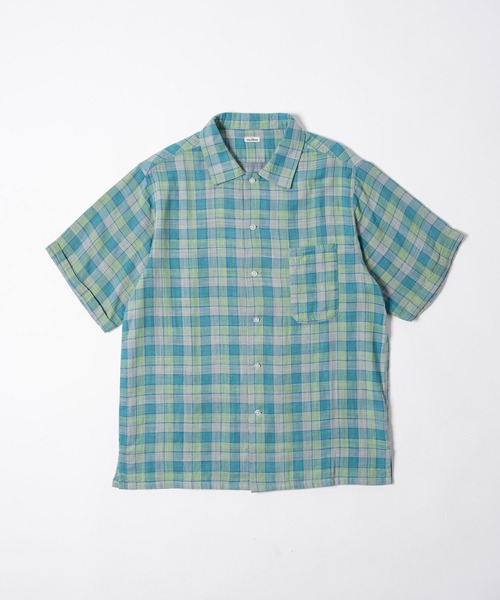THE BOLDMAN シャツ Madras Check Shirts / マドラスチェック半袖