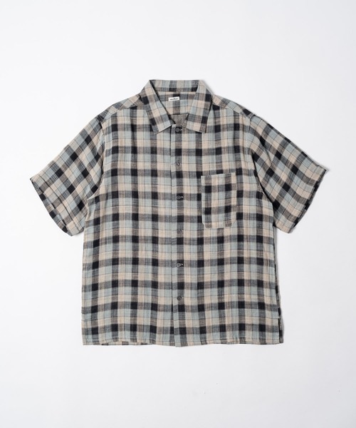 94年 パタゴニア AC 半袖シャツ マドラスチェック M THE BOLDMAN シャツ Madras Check Shirts / マドラスチェック半袖