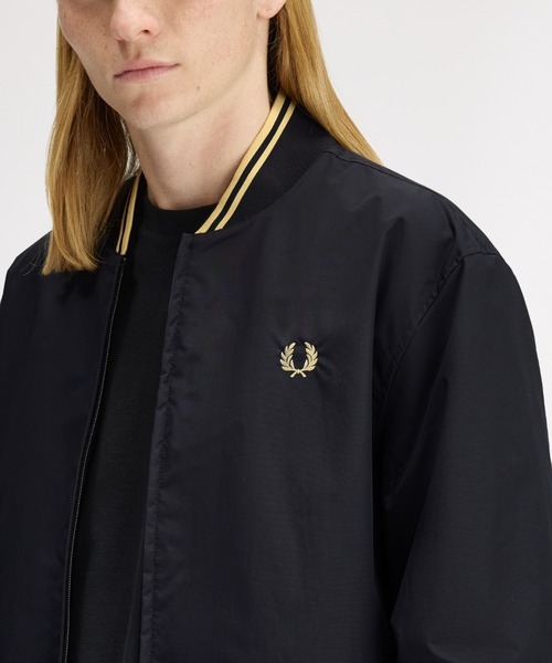 フレッドペリー　ボンバージャケット　Lサイズ FRED PERRY（フレッドペリー） ブルゾン アウター Twill Tennis Bomber