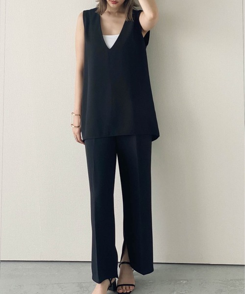 「La-gemme」 セットアップ M ブラック レディース_画像2