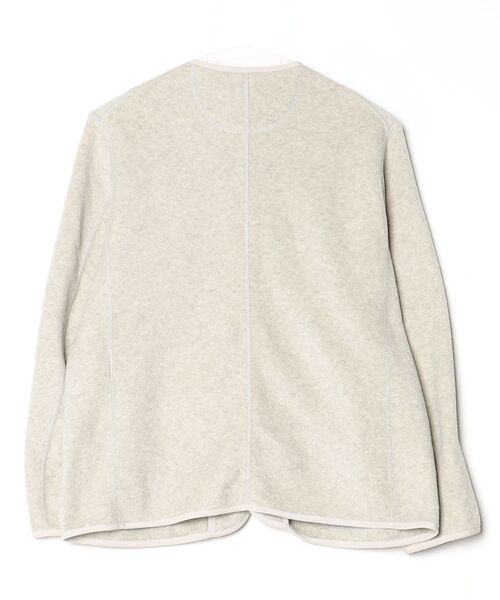 Danton（ダントン） ノーカラージャケット 36 ベージュ レディース