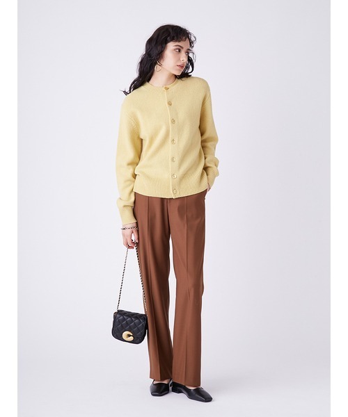 「Mila Owen」 ニットカーディガン 0 グレー レディース_画像6