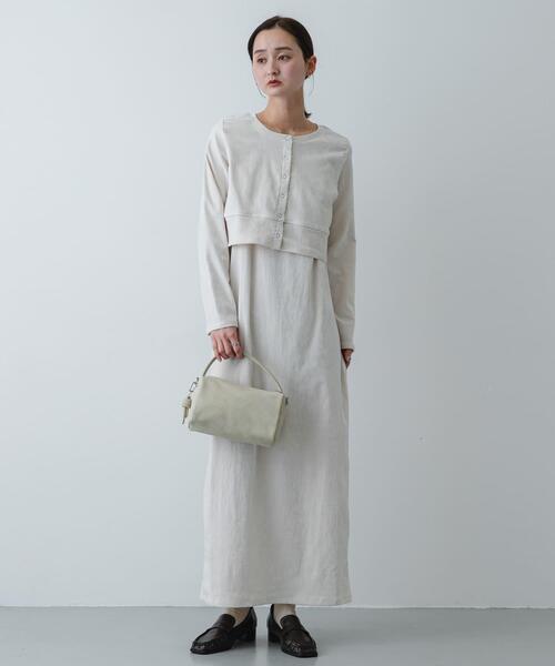 SENSE OF PLACE by URBAN RESEARCH ワンピース 2Pベロアアンサンブル 