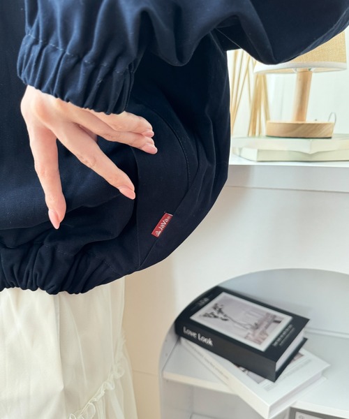 「Java」 ブルゾン LARGE ネイビー レディース_画像2