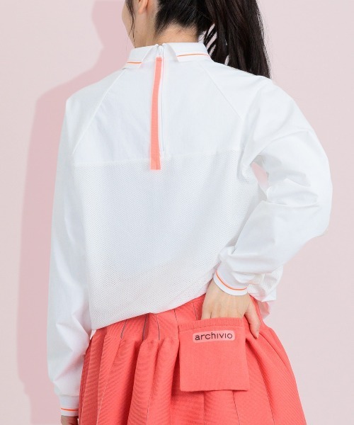 archivio（アルチビオ） 「LADIES」バックメッシュ冷感プルオーバー 