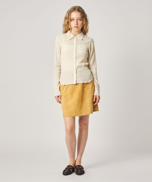 UNITED ARROWS・Steven Alanクレープ シャツ カーディガン STEVEN ALAN（スティーブンアラン） カーディガン 「Steven Alan