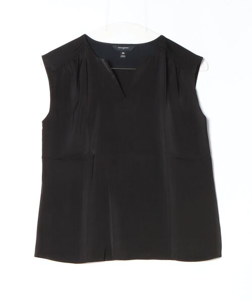 「BANANA REPUBLIC FACTORY STORE」 ノースリーブブラウス X-SMALL ブラック系その他 レディース_画像3