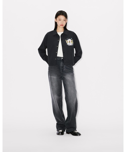 ブルゾン アウター 'KENZO Wild Tiger' クロップド コーチ ジャケット レディースの画像