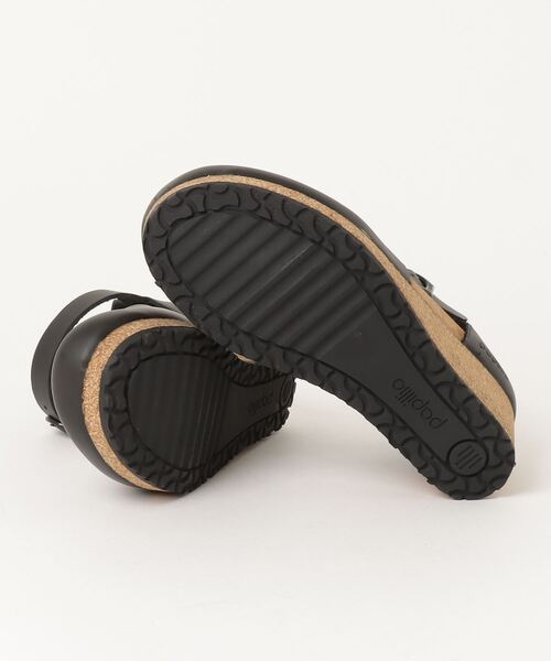 「BIRKENSTOCK」 「Papillio」ヒールサンダル 26.5cm ブラック レディース_画像3