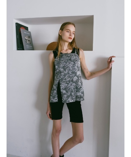 stjerneborg ビスチェ sahara（サハラ） Jacquard Slit Bustier/ジャガードスリットビスチェ
