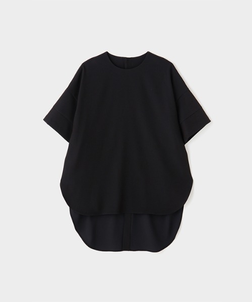 LE PHIL（ル フィル） ブラウス シャツ 半袖 2WAYツイルハーフスリーブ
