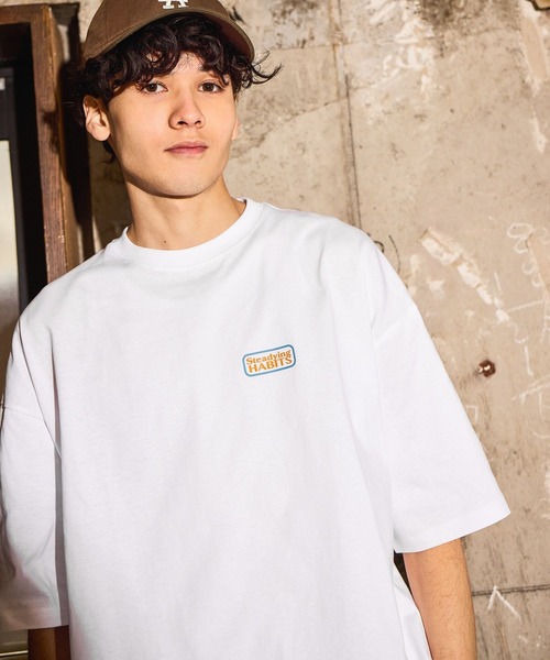 niko and…（ニコアンド） tシャツ USACOTTONプリントT メンズ