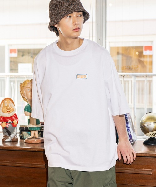 niko and…（ニコアンド） tシャツ USACOTTONプリントT メンズ