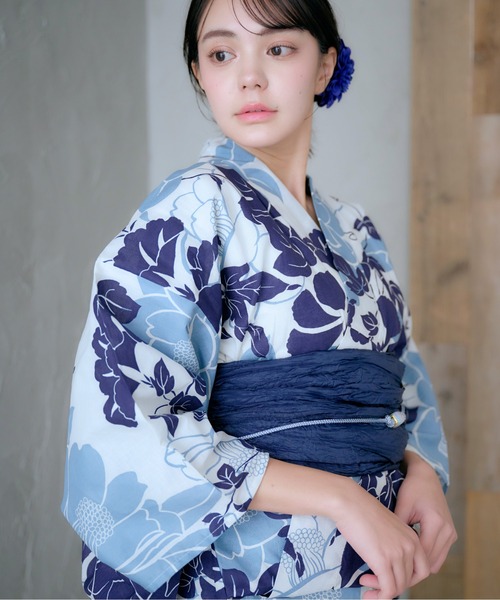 ＆soiree（アンドソワレ） 浴衣 「9種類から選べる」3点セット浴衣