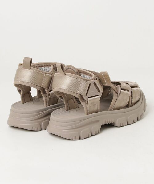 「SHAKA」 フラットサンダル 23cm ベージュ レディース_画像2