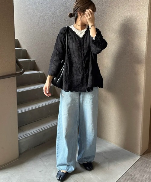 ブラウス シャツ シアーレースブラウス レディース : ZOZOTOWN Yahoo