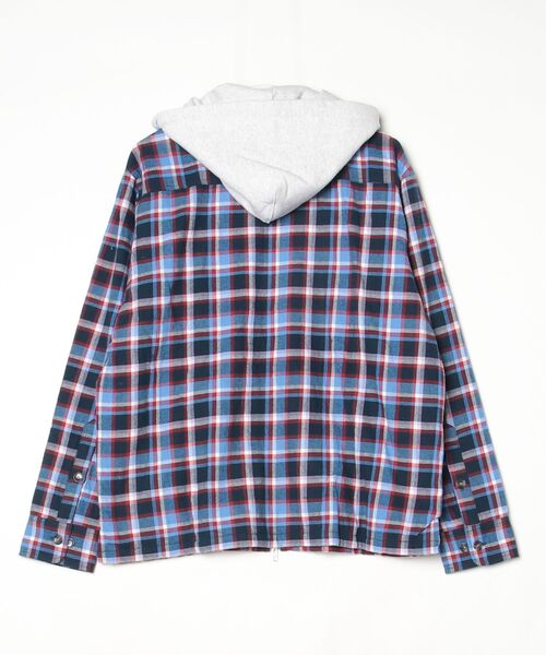 BoTT（ボット） シャツ BOTT / ボット：Hooded Flannel Shirt：BOTT