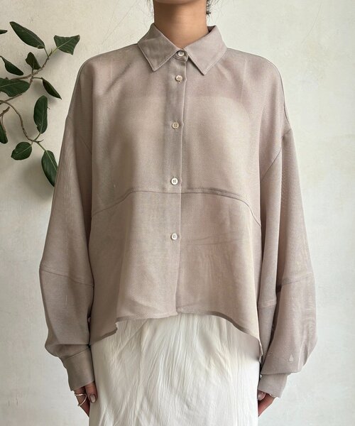 DouDou メッシュシャツ DouDou（ドゥドゥ） ブラウス シャツ メッシュシャツ レディース
