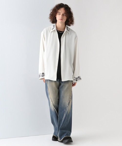 「HARE」 デニムパンツ MEDIUM ブルー系その他 メンズの画像