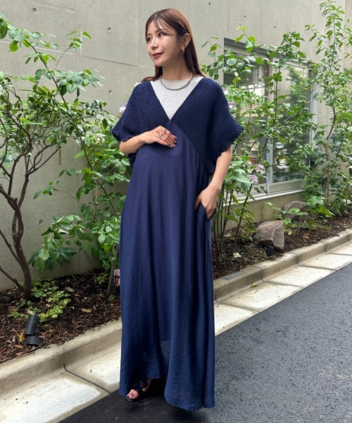 授乳ブラ マタニティ 「マタニティ」産前・産後Vネックシャーリング