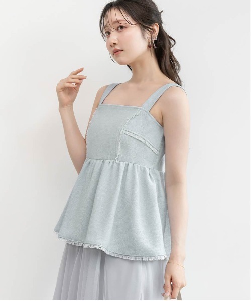 RANDA（ランダ） ワンピース ペプラムビスチェセットチュールスカート