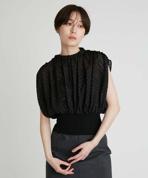 「FRAY I.D」 半袖ブラウス ONE SIZE ホワイト レディース_画像2