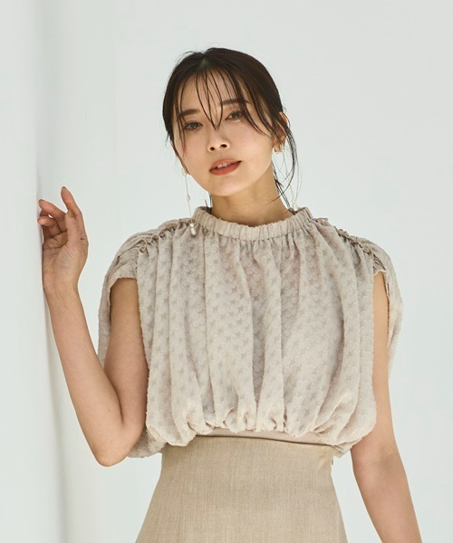 「FRAY I.D」 半袖ブラウス ONE SIZE ホワイト レディース_画像3